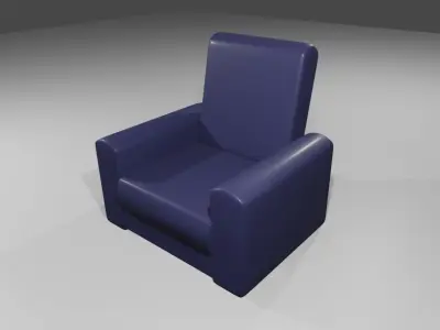 Armchair - Couch - Sofa - Poltrona 3D model