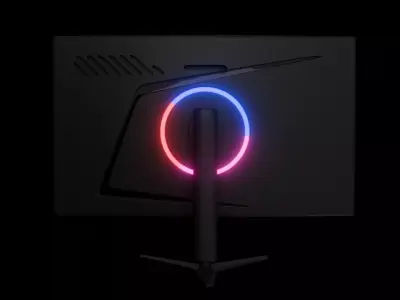 realistic led light 3d model  pbr textured product visualization 3D model