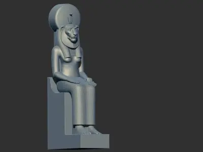 Statuette of Sekhmet 3d printable model stl 3D print model