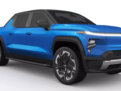 Chevrolet Silverado EV RST 2023 Low-poly 3D model