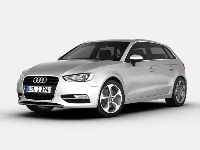 Audi A3 Sportback 2013 3D model