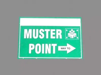MUSTER Point Sticker Low-poly 3D model
