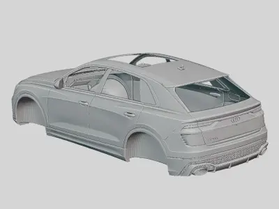 Audi RSQ8 2020 Printable Body 3D print model