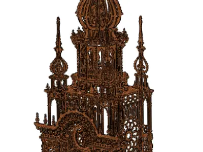 clock tower 3D model get