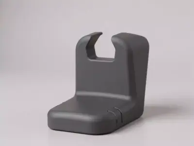 Toyota Hilux 2010 driver and passenger seat rail finishing kit 3D print model