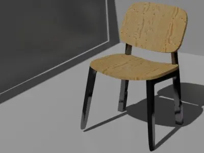 FREE HIGH POLY CHAIR MODEL READY TO USE Free 3D model