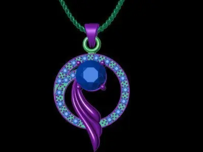 Pendent 3D print model