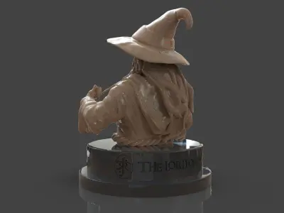 Gandalf The Grey Bust 3D print model