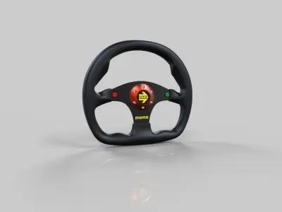 MOMO Steering Wheel with 4 Different Version 280mm   3D print model