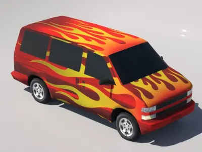Chevrolet Astro  Low-poly 3D model