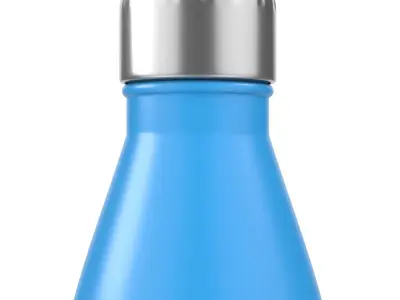 Blue Water Bottle 3 Low-poly 3D model