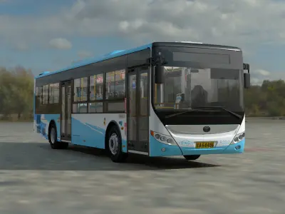 YUTONG ZK6125HNG2 bus 3D model