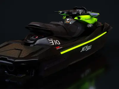 jetski kawasaki ultra 310 lx 3D model