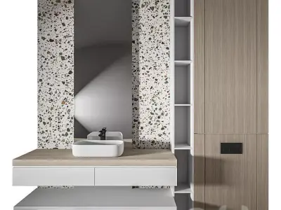 Luxury Bathroom 302 3D model