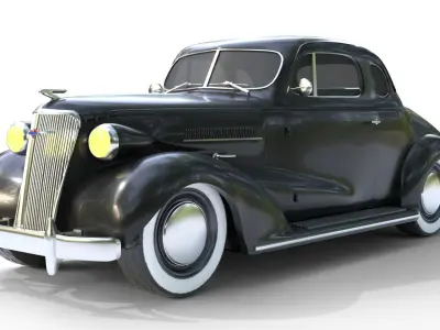 Chevrolet Coupe 1937 3D model