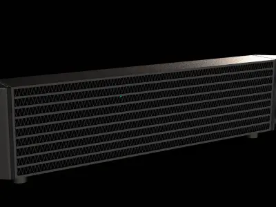 CSF boss oil cooler 3D model