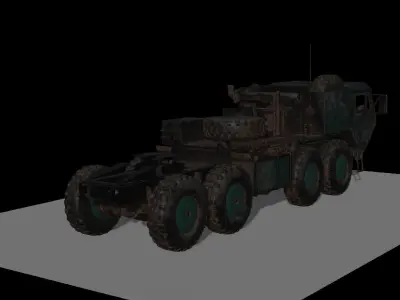 Hemtt m983 kamaz 3D model