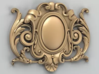 Cartouche 003 3D model
