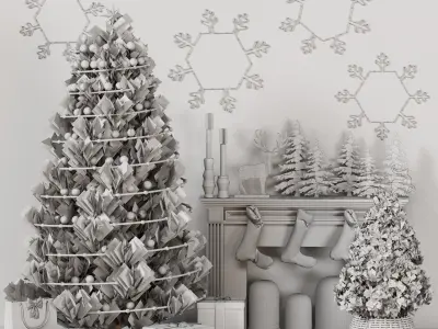 Christmas Decor Set 16 3D model