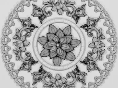  Dekore Ornament 01 3D model