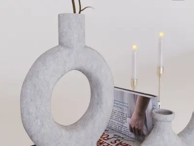 decorative set 1 3D model