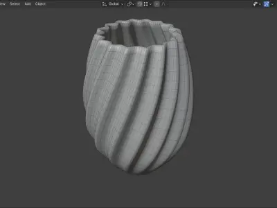 3D Printable Pots 3D print model