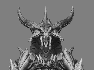 Predatory Creature Design 3D model