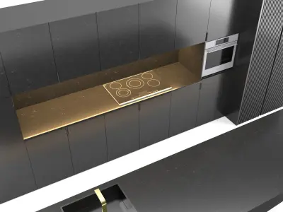 Modern Kitchen 3D model