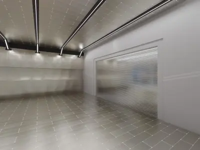 Home Garage Base Interior 3D 3D model