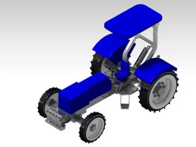 tractor Free 3D model