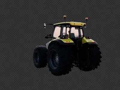 Tractor 3D model from CGTrader