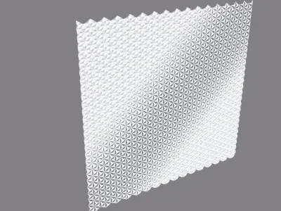 parametric sheets Low-poly 3D model