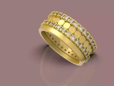 Women Ring - 0040  3D print model