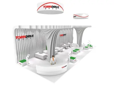 Booth - Area - 15X6-3DMAX2009-09 3D model