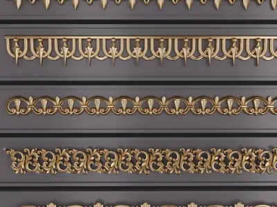 Trim Ornament 130 3D model