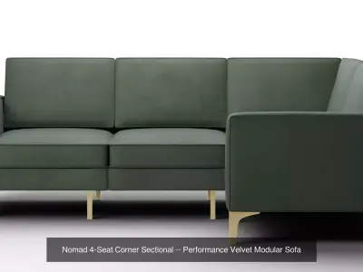 The Modern Living Sectional Series -- Premium Modular Sofa 3D Model Pack