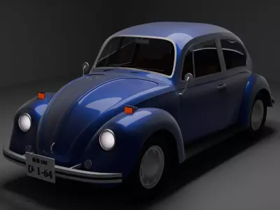 Volkswagen Beetle  3D model