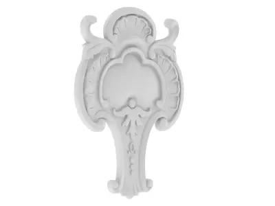 Cartouche Ornament 020 3D model