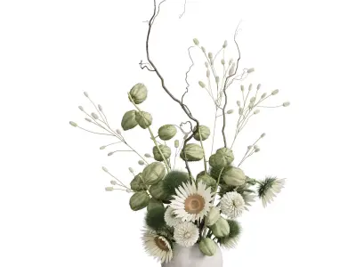 Flower In Vase 122 3D model