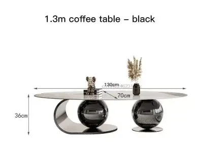 Luxury marble coffee table 3D print model