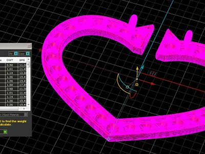 Pendent Heart 3D print model