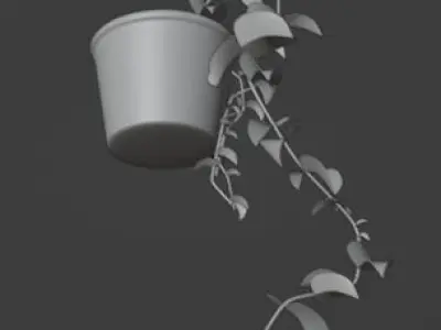 vine plant  Free 3D model