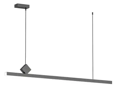 norma led linear pendant light 3D model