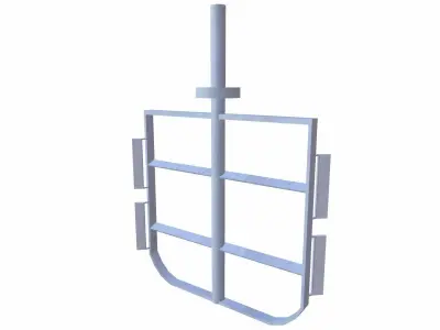 Vessel Blade Low-poly 3D model