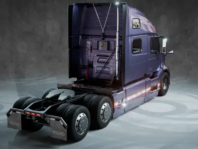 Volvo VNL Rigged 3D model