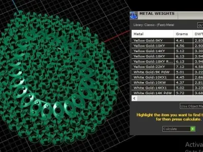 Luxury Diamond Pendant 3d Printable Model 3D print model