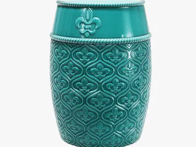 New pacific direct spear ceramic garden stool 3D model