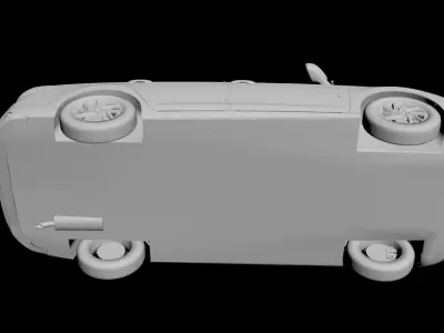 Volkswagen virtus gt Low-poly 3D model