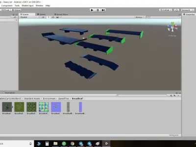 Car spoilers  Low-poly 3D model