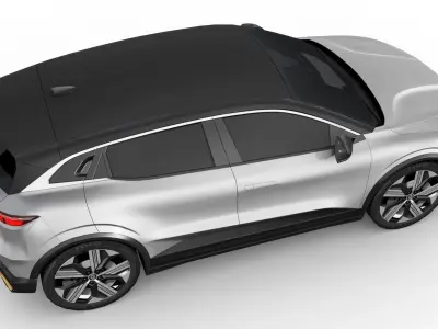 Renault Megane E-Tech 2024 Low-poly 3D model